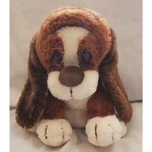 Russ Berrie & Co Baxter Dog Stuffed Plush Toy Sad Eyes